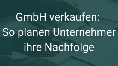 Beitragsbild GmbH verkaufen