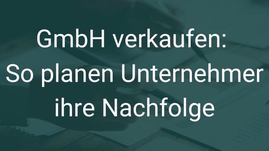 Beitragsbild GmbH verkaufen